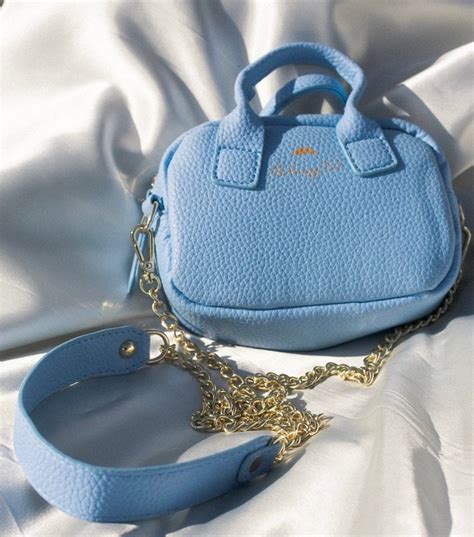 blue mini purses.